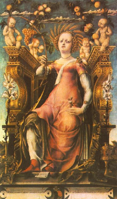 MICHELE PANNONIO Ceres Enthroned Germany oil painting art